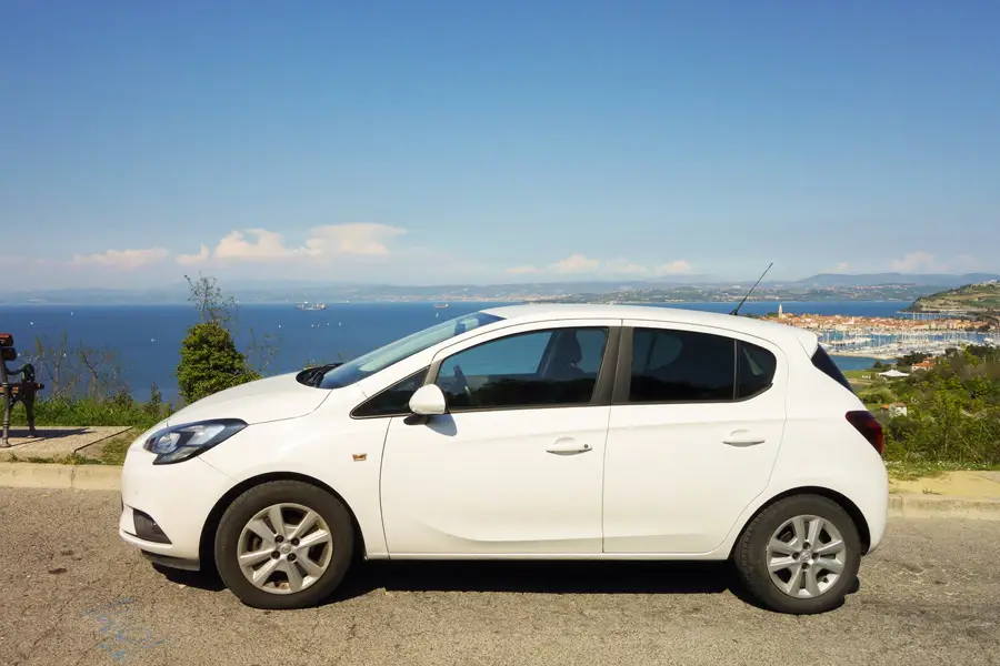 Rent Opel Corsa E W 4 in Slovenia from € /day Opel Corsa White
