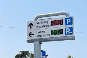 parking in Slovenian coast